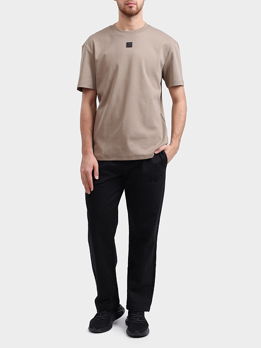 Брюки спортивные Hugo Dumrulo 10266483 черные мужские — купить в интернет-магазине Verdistore