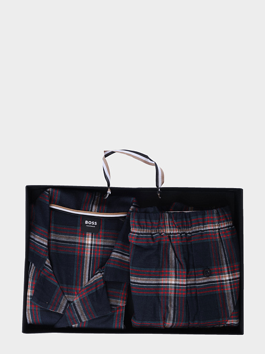 Пижама Boss 50550756 460 клетчатая мужская — купить в интернет-магазине Verdistore