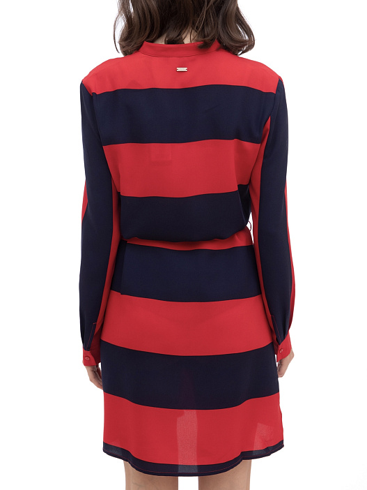 Платье Armani Exchange 3GYA53 6564 красное женское в полоску — купить в интернет-магазине Verdistore