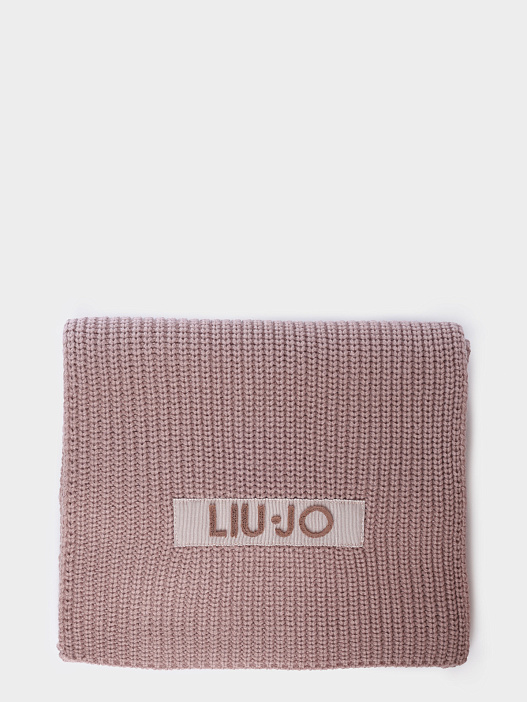 Шарф Liu-Jo 2F5056 M0300 71105 розовый женский с логотипом — купить в интернет-магазине Verdistore