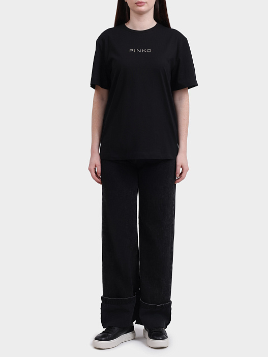 Джинсы Pinko 105541 A2RR PJ4 черные женские — купить в интернет-магазине Verdistore