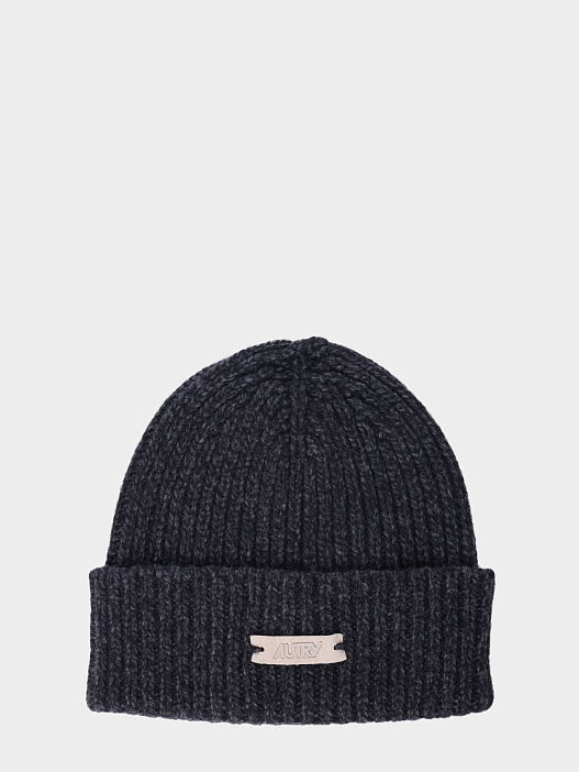 Шапка Autry BEPU - T7KK темно-серая мужская — купить в интернет-магазине Verdistore