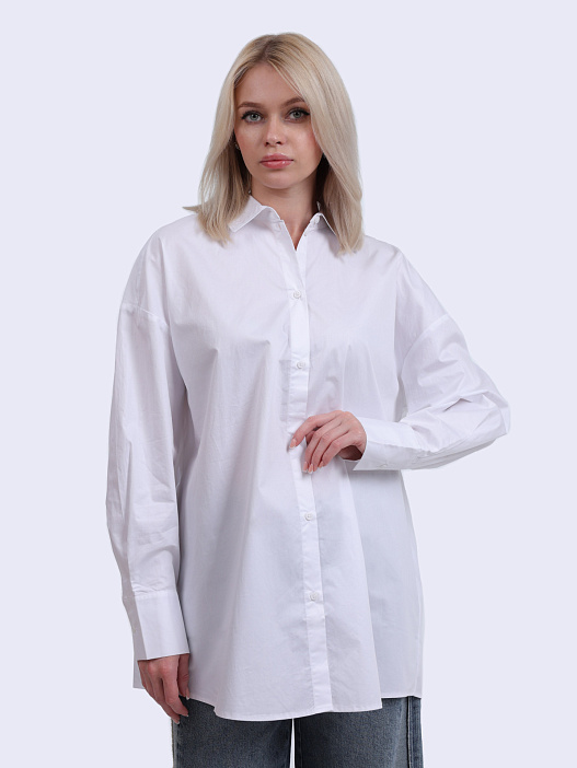Рубашка Armani Exchange XW000455 AF12812 U0002 хлопковая женская — купить в интернет-магазине Verdistore
