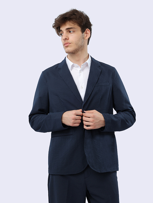 Пиджак Armani Exchange 3DZG23 ZN1AZ 15BA темно-синий мужской — купить в интернет-магазине Verdistore