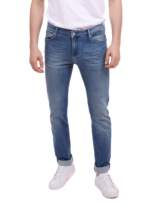Джинсы Calvin Klein K10K1065601A4 голубые мужские — купить в интернет-магазине Verdistore