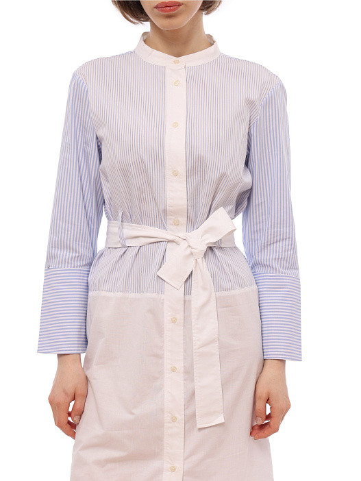 Платье-рубашка Armani Exchange 3GYA39 хлопковое женское в полоску — купить в интернет-магазине Verdistore