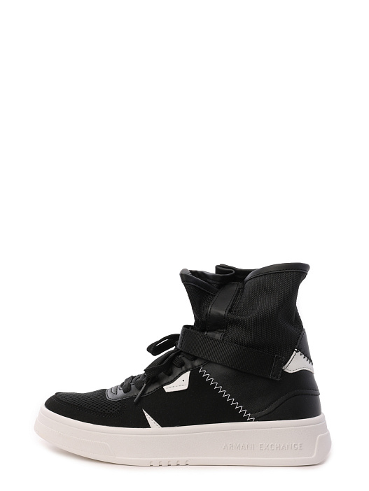 Кеды Armani Exchange XDZ031 XV729 S277 черные женские высокие — купить в интернет-магазине Verdistore