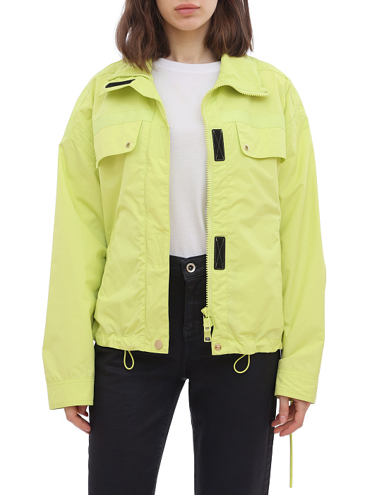Куртка Armani Exchange 3HYB28 YNWCZ 1846 желтая женская на липучках — купить в интернет-магазине Verdistore