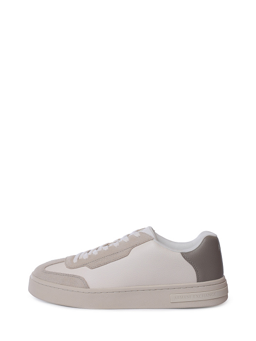 Кеды Armani Exchange XUX250 XV948 U641 белые мужские с контрастными вставками — купить в интернет-магазине Verdistore