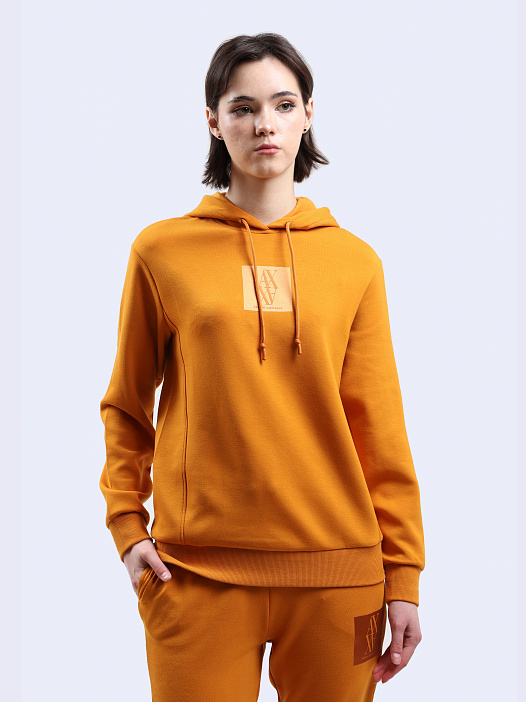 Худи Armani Exchange 6DYM78 YJEGZ 1799 оранжевое женское — купить в интернет-магазине Verdistore