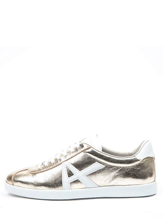 Кеды Aquazzura THAFLASK PLW золотистые женские — купить в интернет-магазине Verdistore