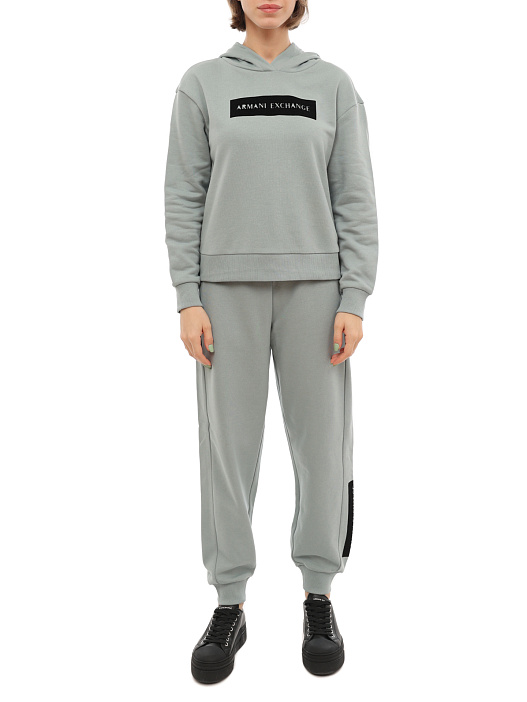 Брюки спортивные Armani Exchange 6LYP78 YJE5Z 1872 голубые женские — купить в интернет-магазине Verdistore