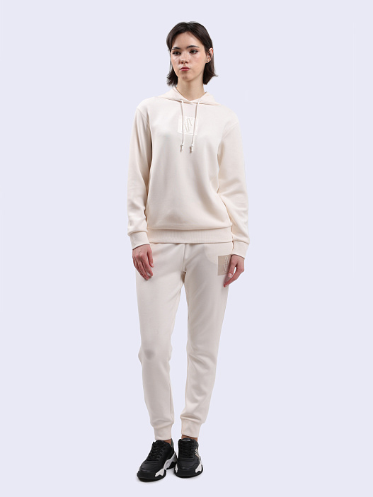 Брюки спортивные Armani Exchange 6DYP79 YJEGZ 1130 молочные женские — купить в интернет-магазине Verdistore