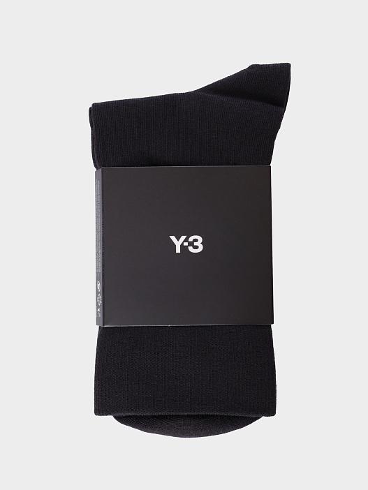 Носки Y-3 JP1152 черные мужские с логотипом — купить в интернет-магазине Verdistore