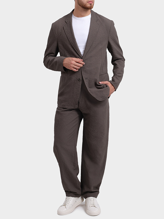 Пиджак Emporio Armani EM005801 TE20392 U6128 коричневый мужской  — купить в интернет-магазине Verdistore