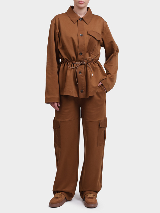 Рубашка Herno JC000078D 52117 8030 женская с поясом на кулиске — купить в интернет-магазине Verdistore