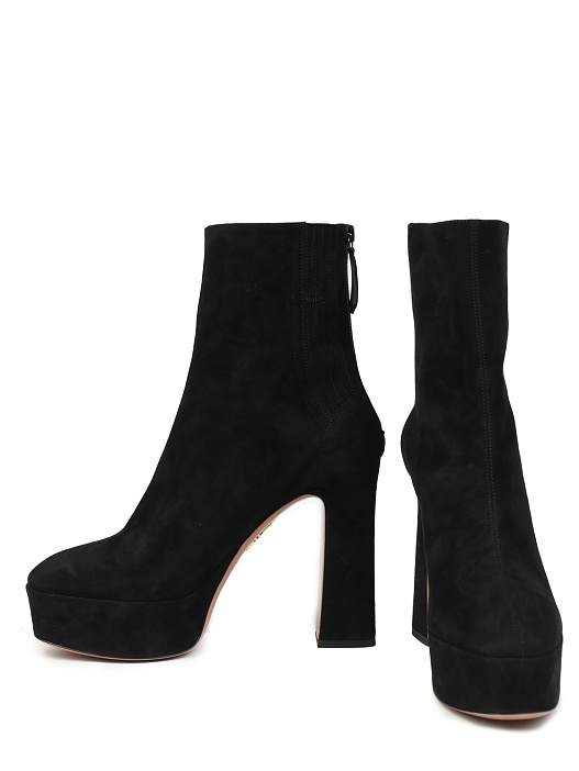 Ботильоны Aquazzura SHOHIGB1 черные женские замшевые — купить в интернет-магазине Verdistore