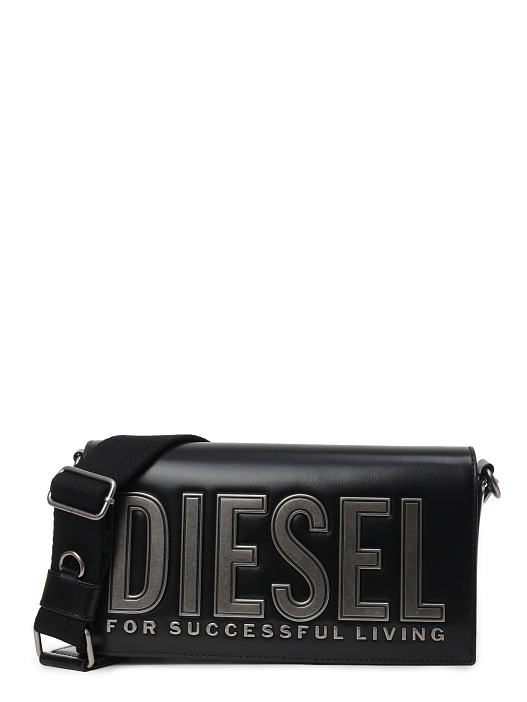 Сумка Diesel X09775P6183T8013 черная женская с логотипом — купить в интернет-магазине Verdistore