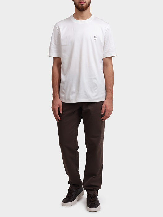 Футболка Brunello Cucinelli M0B138440 CBH20 хлопковая мужская — купить в интернет-магазине Verdistore