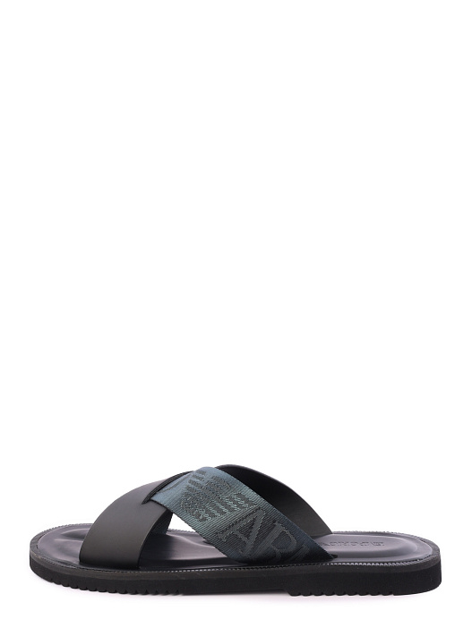 Шлепанцы черные с двумя пермычками — купить в интернет-магазине Verdistore