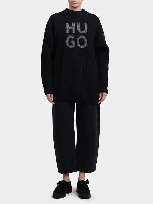 Свитер Sloguis 10274080 01 50548245 001 черный женский — купить в интернет-магазине Verdistore