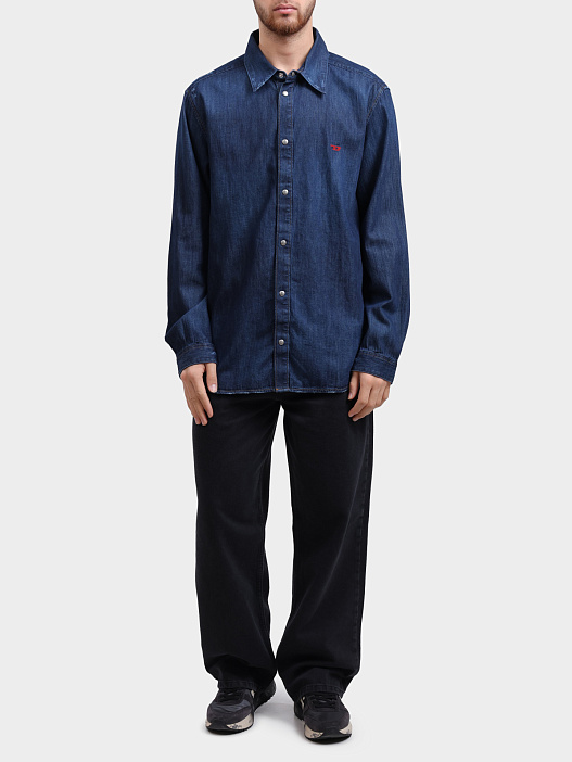 Рубашка Diesel A035340DBDB01 джинсовая мужская — купить в интернет-магазине Verdistore