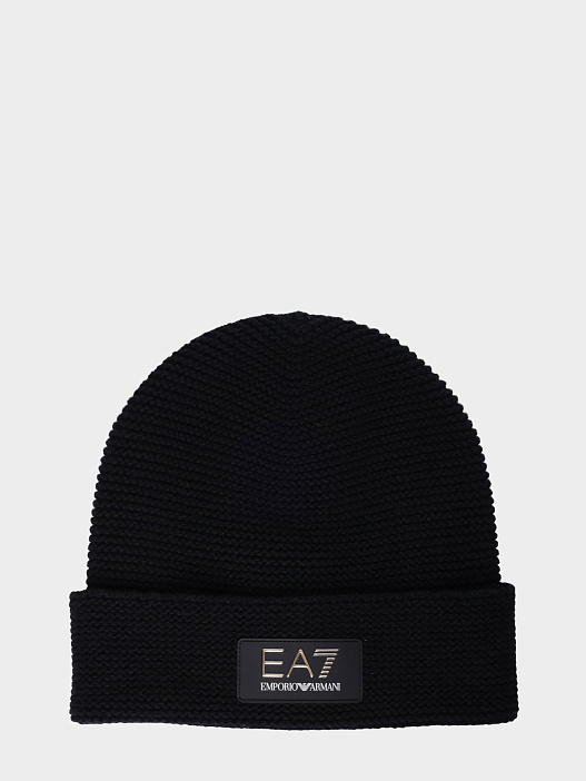 Шапка EA7 270237 3F108 00020 черная мужская — купить в интернет-магазине Verdistore