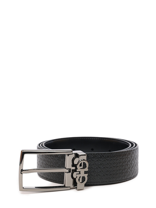 Ремень 67A037718382 с крупным логотипом на металлической пряжке — купить в интернет-магазине Verdistore
