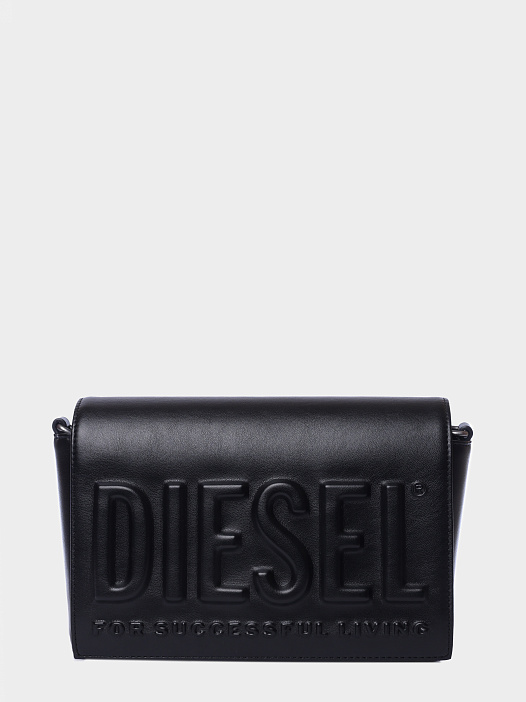 Сумка Diesel X10570P5184T8013 черная мужская с логотипом — купить в интернет-магазине Verdistore
