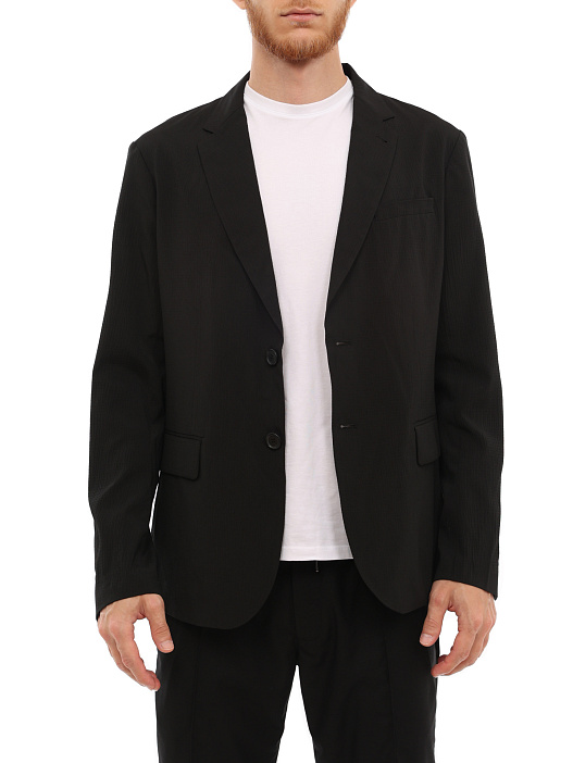 Пиджак Armani Exchange 3LZG45 ZNN5Z 1200 черный мужской из фактурной ткани — купить в интернет-магазине Verdistore