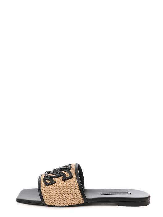 Шлепанцы Casadei 1M359X0001PORTFA462 комбинированные женские — купить в интернет-магазине Verdistore