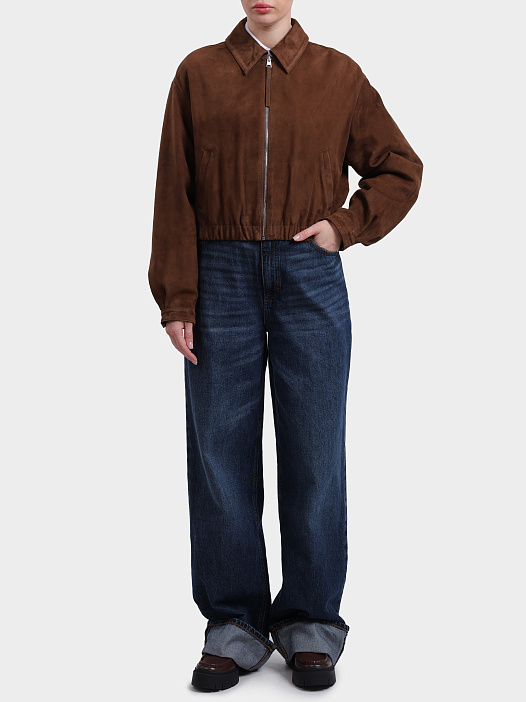 Куртка Hugo 50563091 969 замшевая женская — купить в интернет-магазине Verdistore