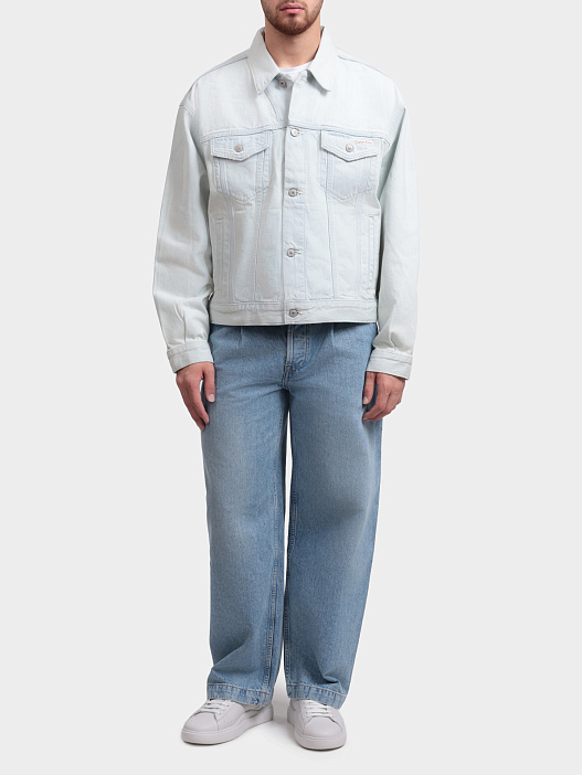 Куртка Calvin Klein Jeans LV04RF722G VOL джинсовая мужская — купить в интернет-магазине Verdistore
