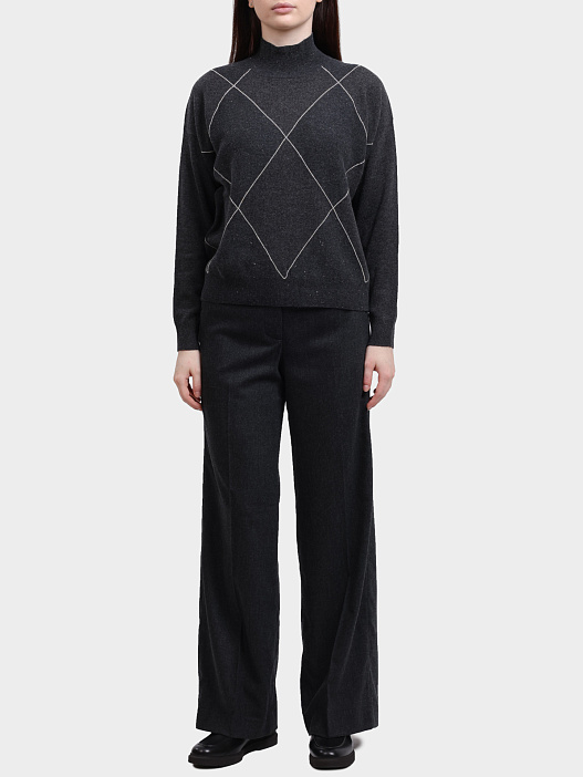 Свитер Peserico S99401F12 9283F 73F серый женский — купить в интернет-магазине Verdistore