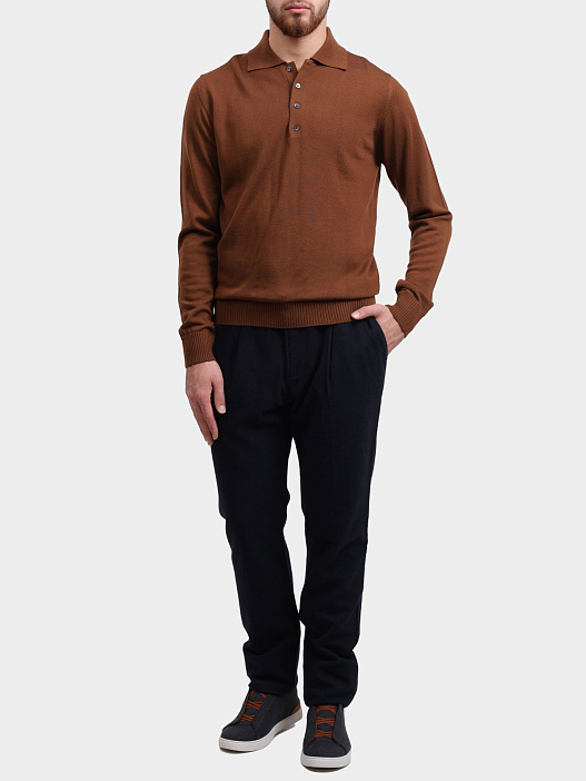 Поло Alpha Studio AU-3013B 1008 шерстяное мужское — купить в интернет-магазине Verdistore