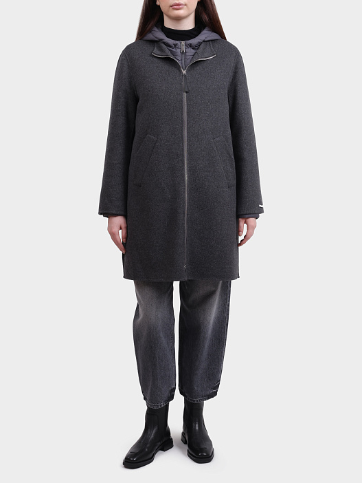 Пальто MARELLA MORIANA 004 серое женское — купить в интернет-магазине Verdistore