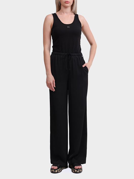 Брюки Armani Exchange XW000143 AF10840 UC001 черные женские — купить в интернет-магазине Verdistore