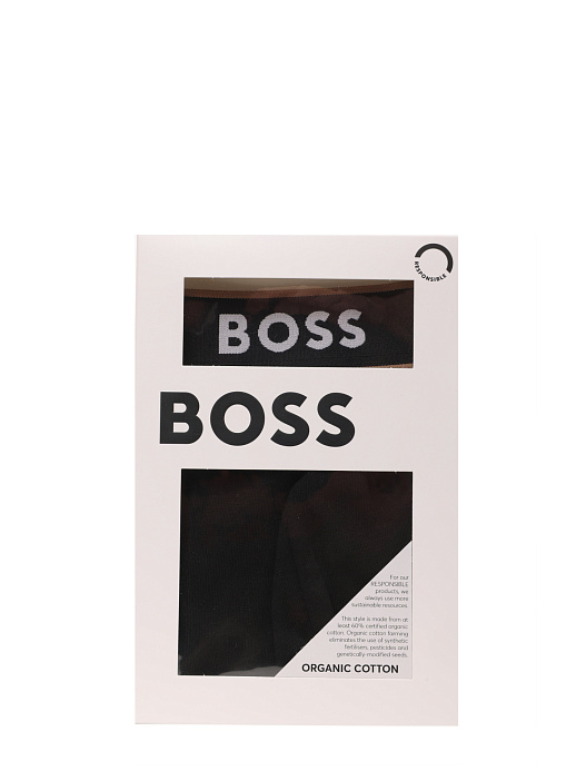 Трусы Boss 50508755 001 черные мужские с логотипом — купить в интернет-магазине Verdistore