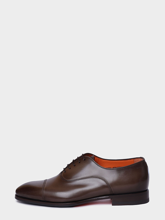 Оксфорды Santoni MCAG18883JJ6BNTGE81 кожаные мужские — купить в интернет-магазине Verdistore