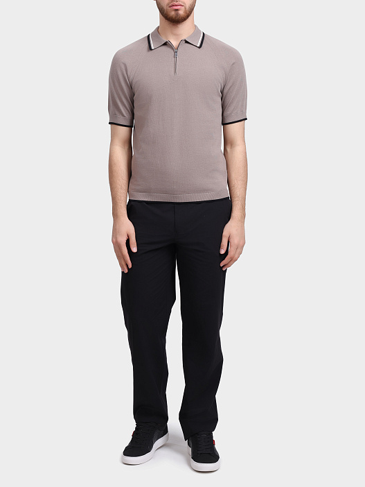 Поло Armani Exchange XM001977 AF20139 U6107 бежевое мужское — купить в интернет-магазине Verdistore