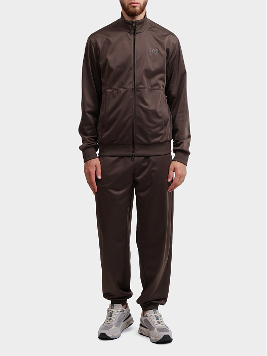 Костюм спортивный EA7 7M000237 AF12449 U6139 коричневый мужской — купить в интернет-магазине Verdistore
