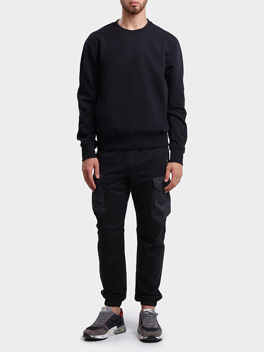 Свитшот Parajumpers OP01 SKEIN 0541 хлопковый мужской с логотипом — купить в интернет-магазине Verdistore