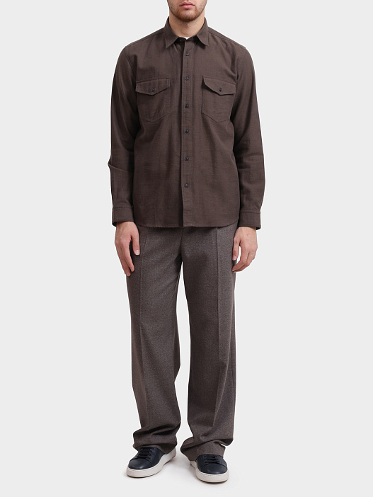 Брюки Hugo Garos253X-ALL 10272845 бежевые мужские — купить в интернет-магазине Verdistore