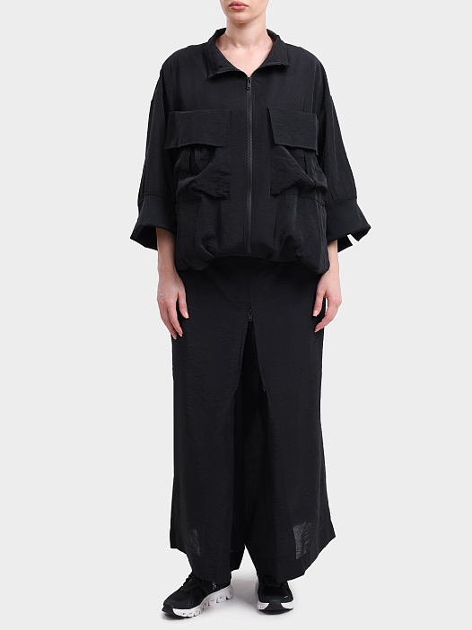Брюки Y-3 KG3562 BLACK черные женские на молнии — купить в интернет-магазине Verdistore