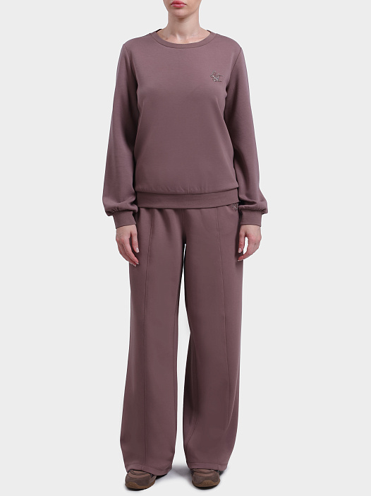 Джемпер Liu-Jo Sport TF6206 J3958 81409 женский с маленьким логотипом из страз — купить в интернет-магазине Verdistore