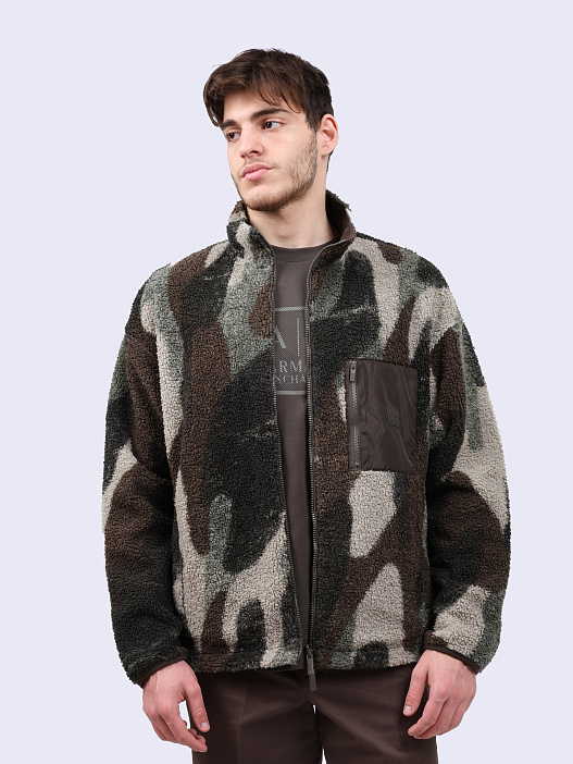 Куртка Armani Exchange 6DZBHA ZJNGZ 5815 флисовая мужская — купить в интернет-магазине Verdistore