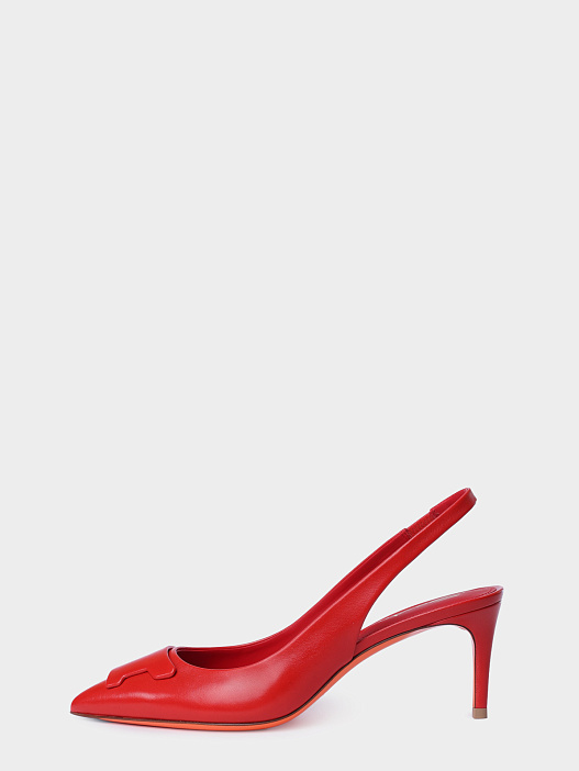 Туфли Santoni WDLG71474HA2TSZAR34 кожаные женские — купить в интернет-магазине Verdistore