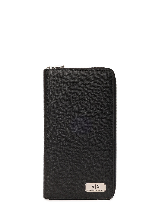Портмоне Armani Exchange 958055 CC843 00020 кожаное мужское на молнии — купить в интернет-магазине Verdistore