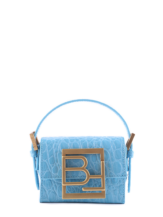 Сумка By Far 22CRMCFOLGNCCESMA LGN бирюзовая женская из кожи — купить в интернет-магазине Verdistore