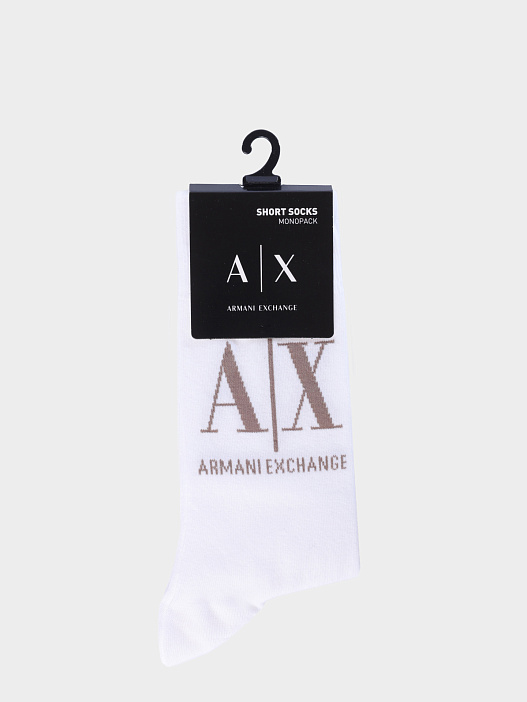 Носки Armani Exchange 953033 CC653 U0009 белые мужские — купить в интернет-магазине Verdistore